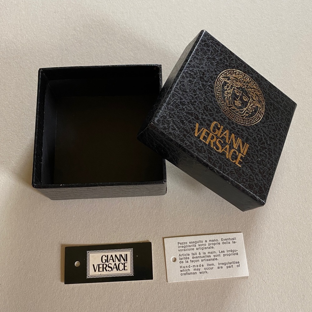 Versace Authentic Preowned Vintage Accessory Box with Item Tags